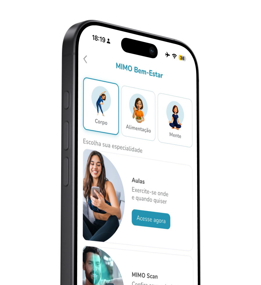 App MIMO Bem-estar